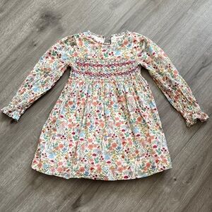 Mini Boden Multicolor Floral Kids Dress